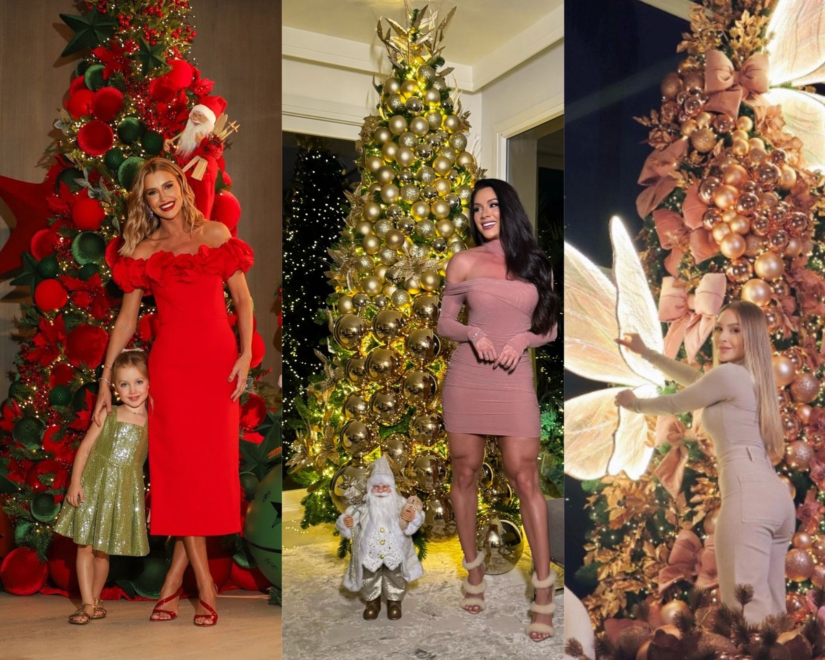 Ana Paula Siebert, Juju Salimeni, Carla Diaz e mais: veja 10 árvores de Natal das celebridades