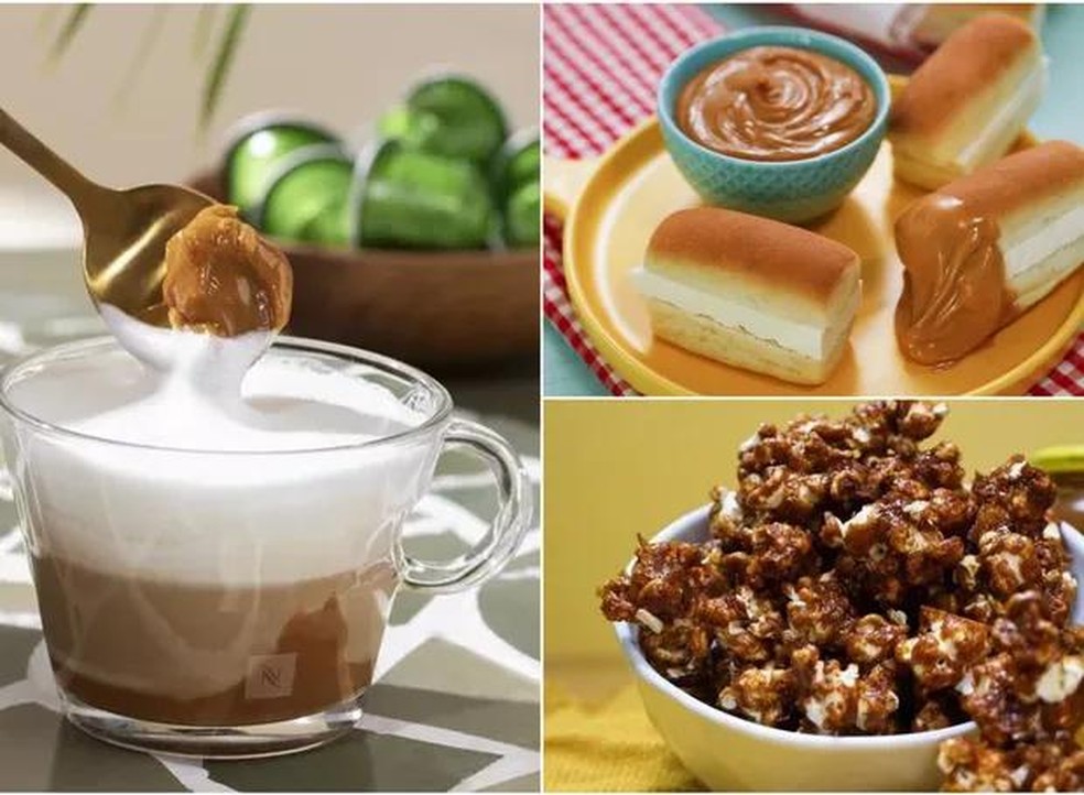 Cappuccino, bisnaguinha com queijo e pipoca são algumas das receitas fáceis com doce de leite (Foto: Divulgação) — Foto: Casa e Jardim