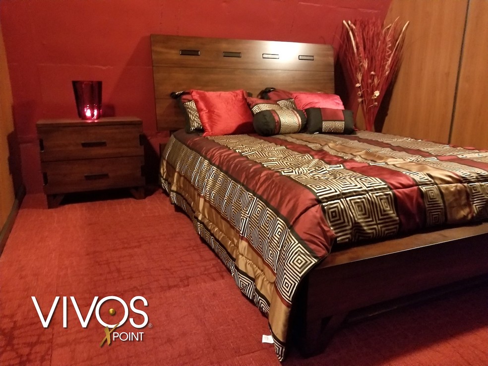 Um dos quartos de casal — Foto: Terravivos.com / Reprodução