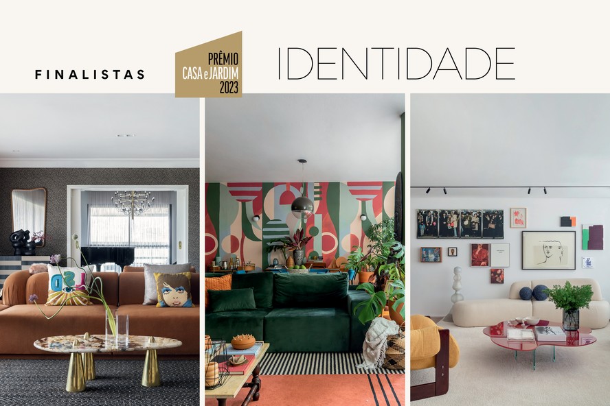 Conheça os três projetos finalistas da categoria 'Identidade' do Prêmio Casa e Jardim 2023