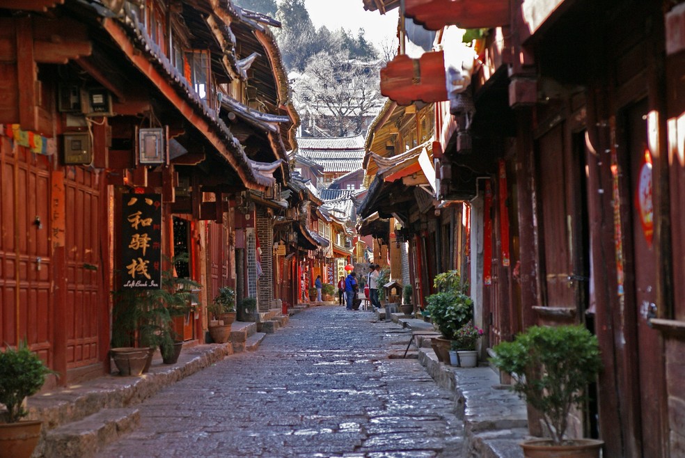 Na província chinesa de Yunnan, Lijiang é conhecida, também, pelas suas paisagens naturais  — Foto: Flickr / ChiralJon / Creative Commons