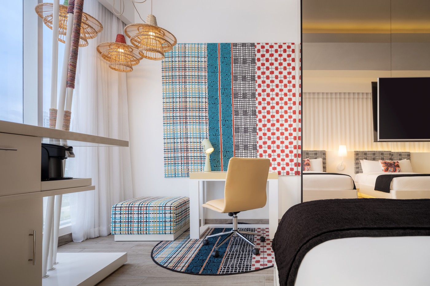 Hotel no Panamá tem projeto inspirado em arte têxtil indígena e cultura local