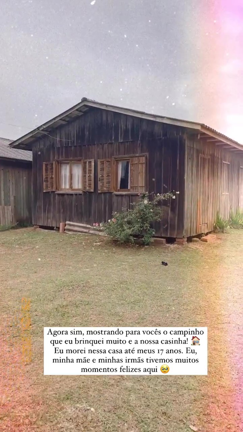 Antiga casa de Larissa Santos em Santa Catarina — Foto: Reprodução/Instagram