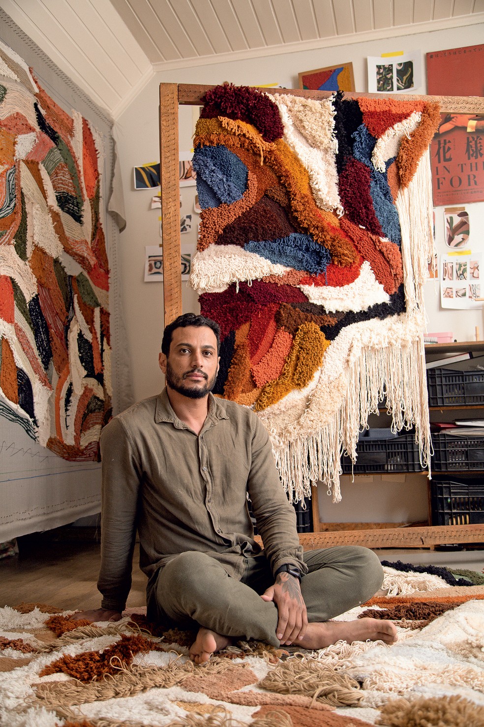 Alex Rocca, designer têxtil e artista visual — Foto: Anderson Angélico / Editora Globo