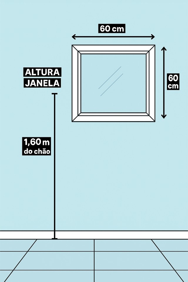 Janela De Banheiro Medidas