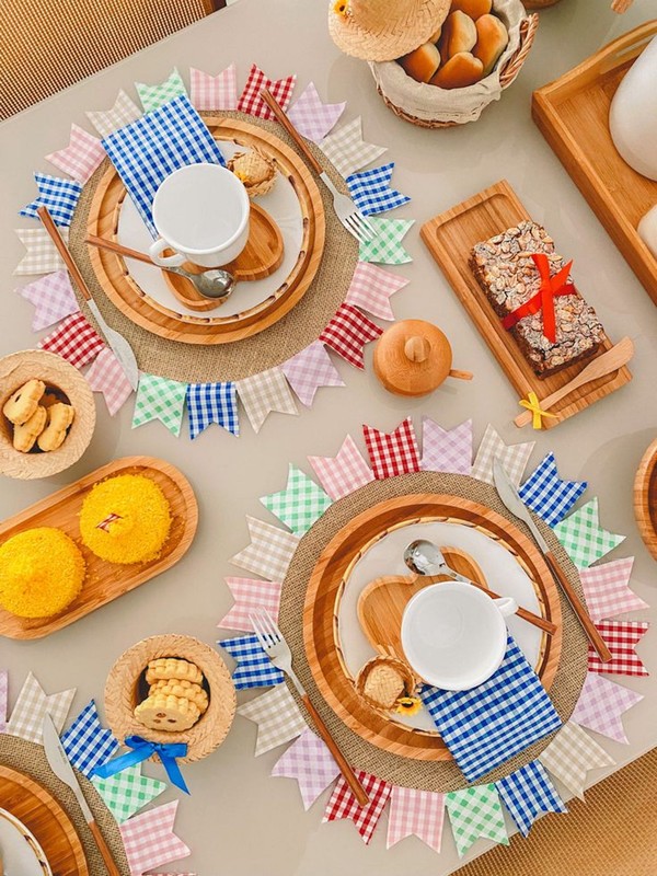 Festa junina em casa: veja 17 modelos de decoração de mesa para se ...