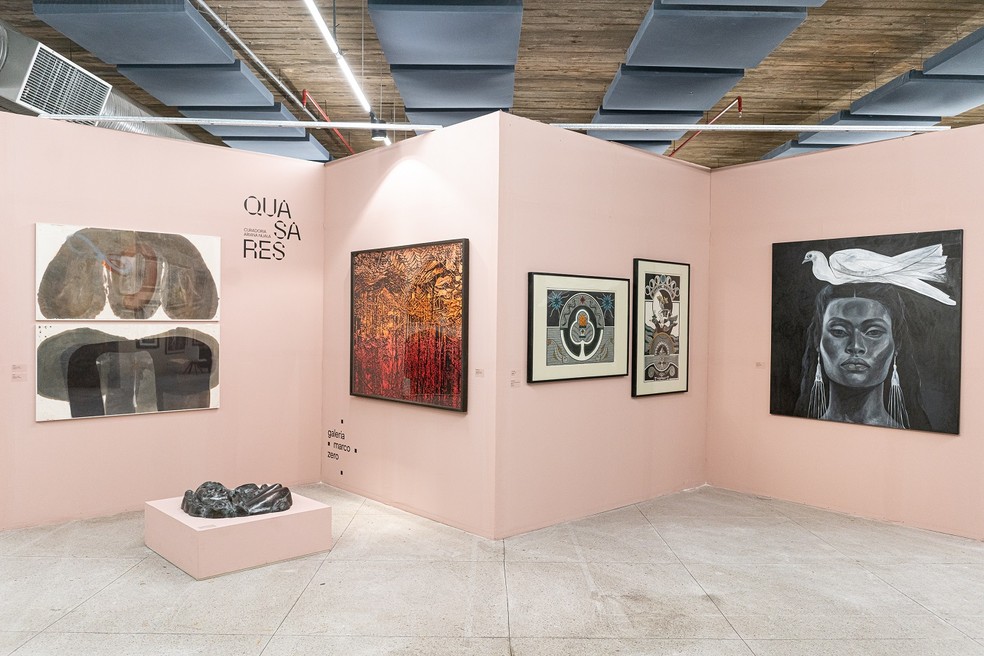 O evento também conta com palestras com conteúdos voltados para o mercado de arte moderna e contemporânea — Foto: Danilo Galvão / Divulgação