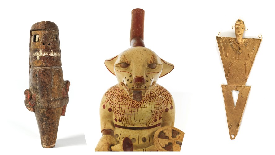 O conjunto contempla objetos atribuídos a 35 culturas arqueológicas do continente americano