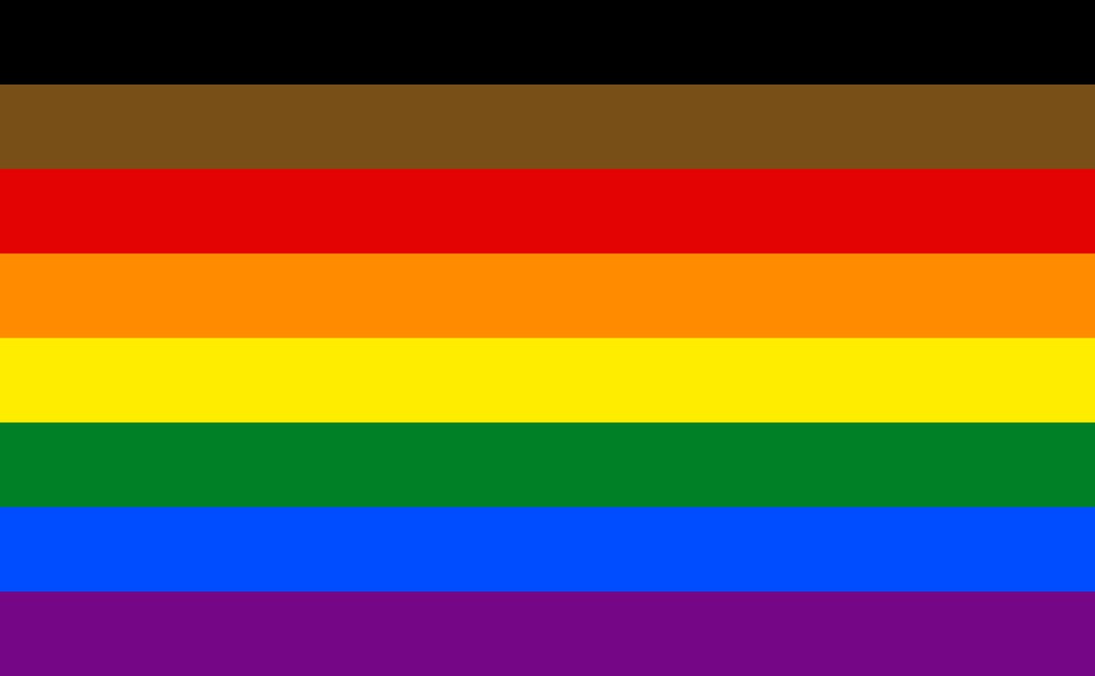 Bandeira do Orgulho da Filadélfia — Foto: Philadelphia City Council and Tierney / Wikimedia Commons / Creative Commons