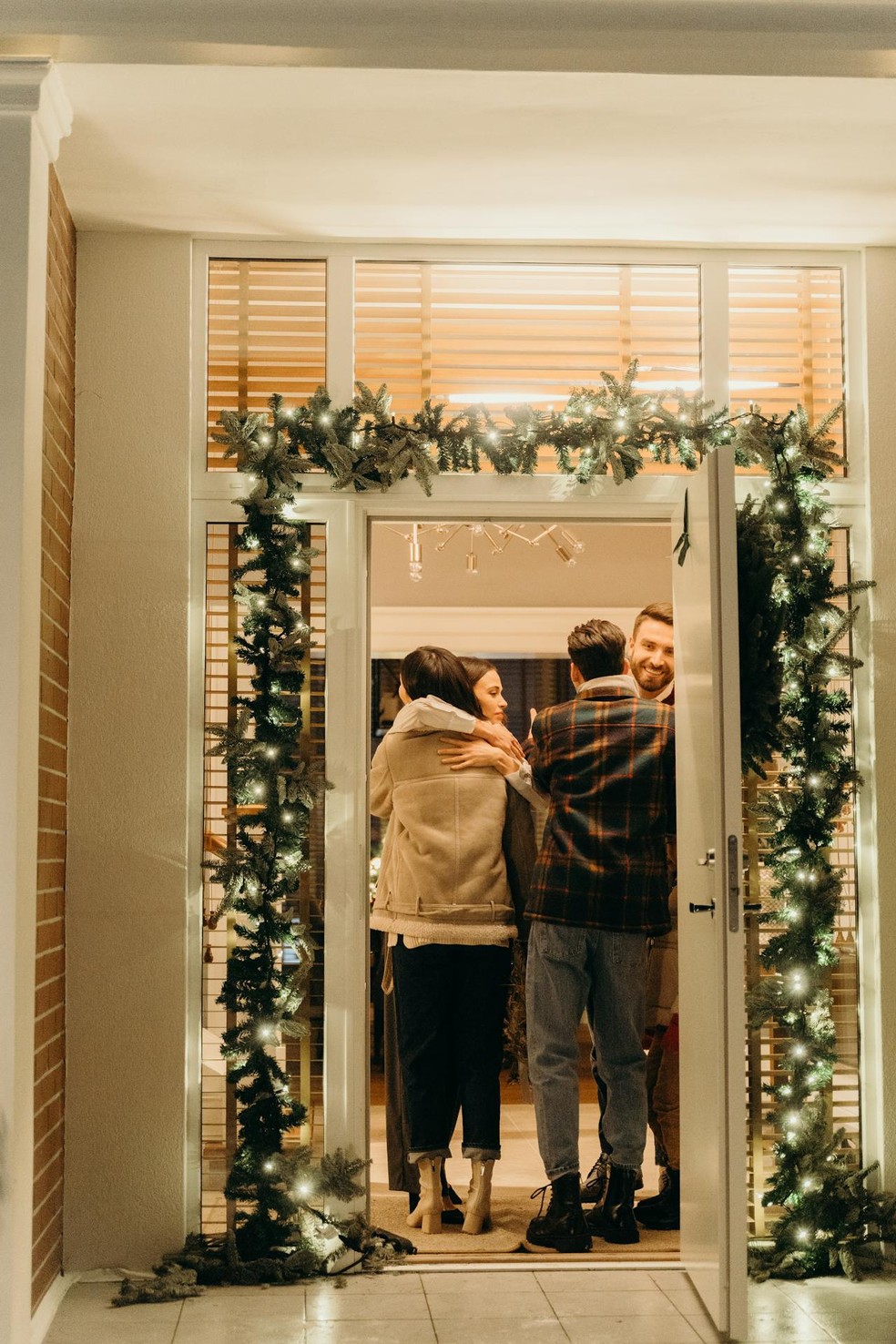 8 ideias de decoração de Natal para a porta