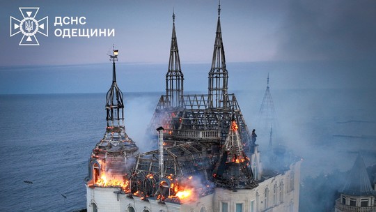 "Castelo de Harry Potter" na Ucrânia é destruído após ataque de mísseis Russos