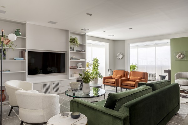 Sofá verde: 51 ideias de decoração para renovar a sala com frescor e estilo