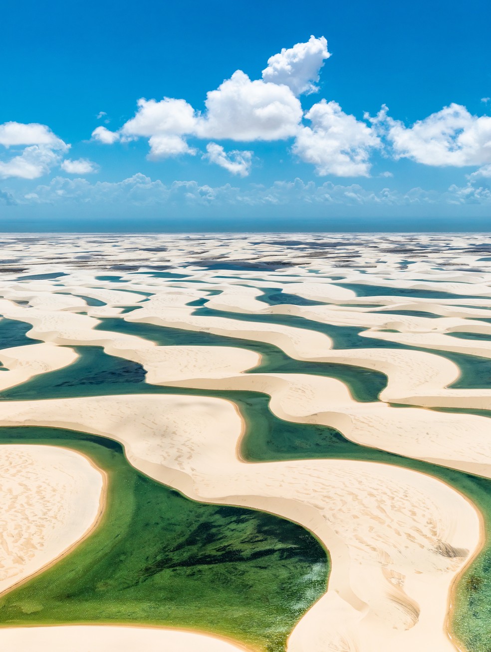 A cidade de Santo Amaro, no Maranhão, é porta de entrada para os famosos Lençóis Maranhenses — Foto: Wikimedia / Julius Dadalti