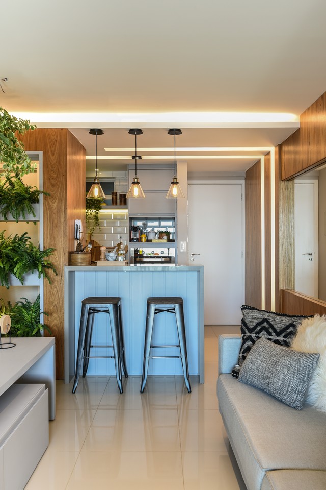 Apartamento pequeno: 50 projetos lindos repletos de boas soluções