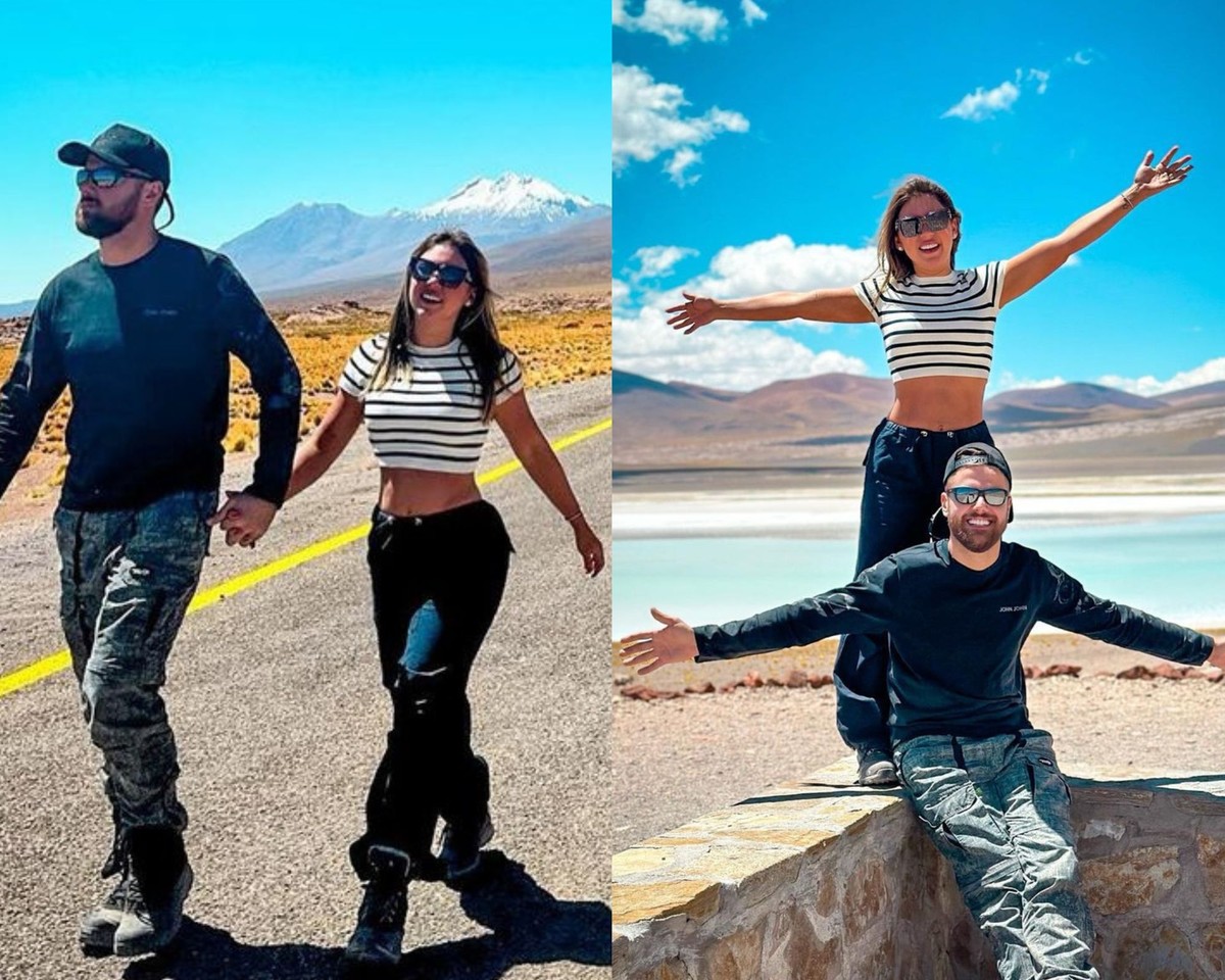 Zé Neto y Natália Toscano comparten increíbles fotos de su viaje por el desierto de Atacama |  Famosos