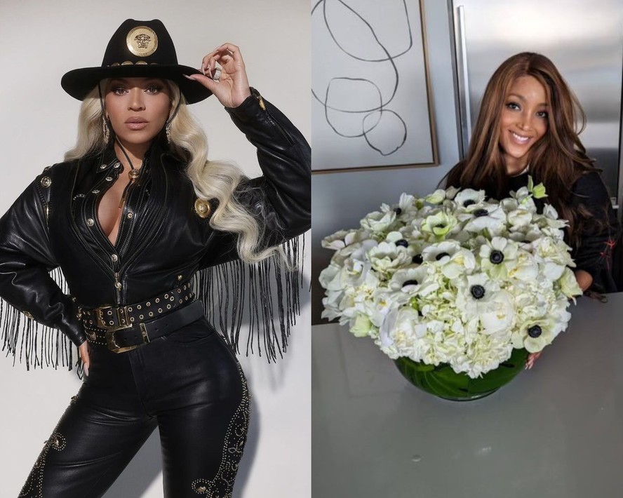 Beyoncé envia buquê de flores para amigos artistas divulgando seu novo ...
