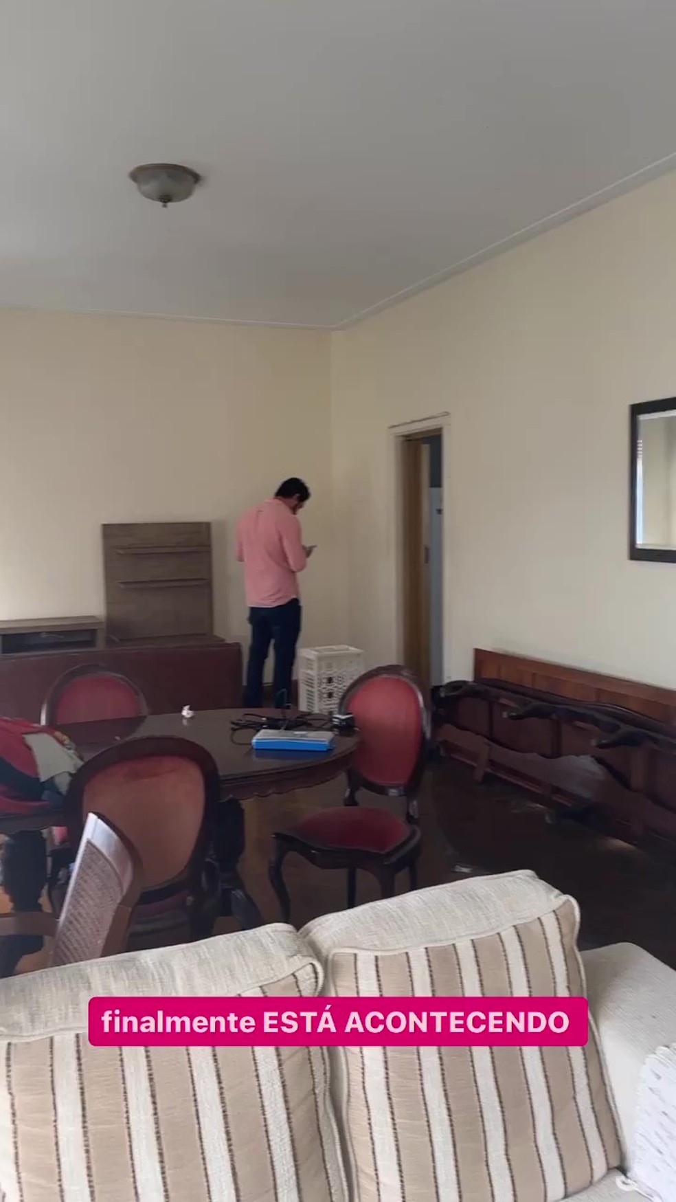 Matheus Costa mostra reforma do seu novo apartamento — Foto: Reprodução/Instagram