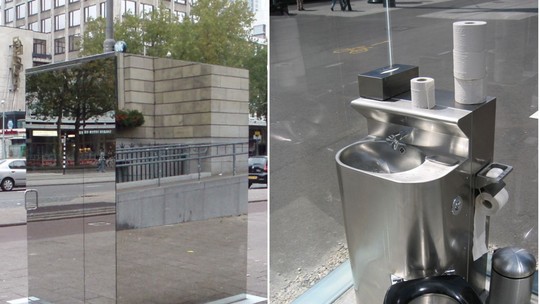 Banheiro transparente é instalado em praça pública em Roma com vista 360º. Teria coragem de usá-lo?