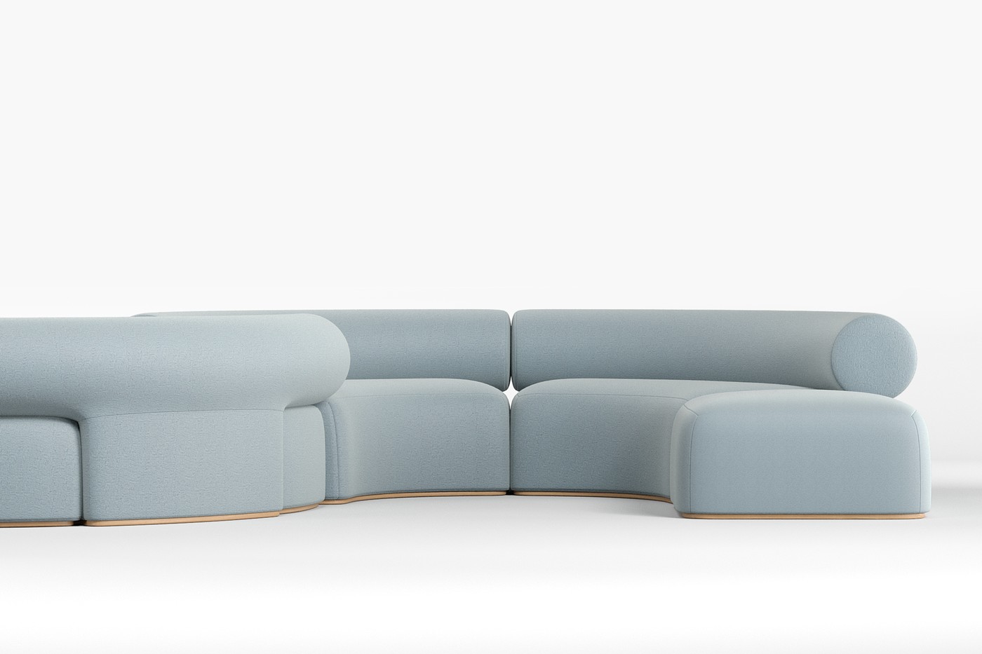 Troféu Ouro da categoria "Design com traços contemporâneos": sofá Raupe, criado pela designer Vanessa Martins. Produzido pela Indústria Asa Estofados