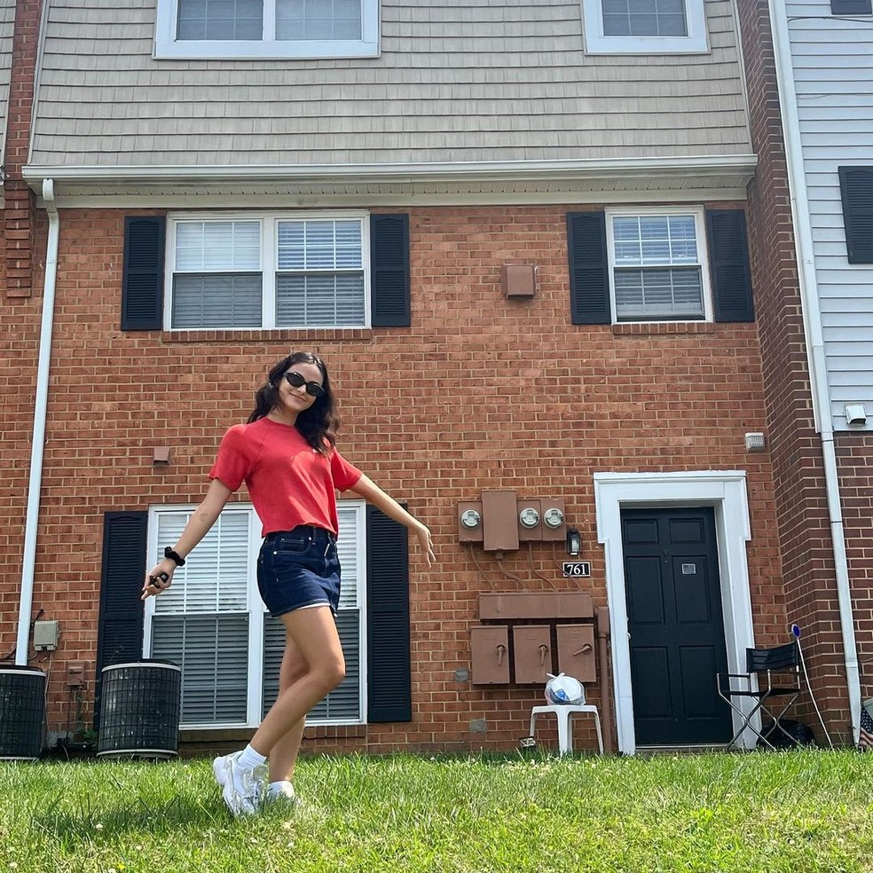 Camila Mendes em Charlottesville, na Virgínia — Foto: Instagram / Reprodução