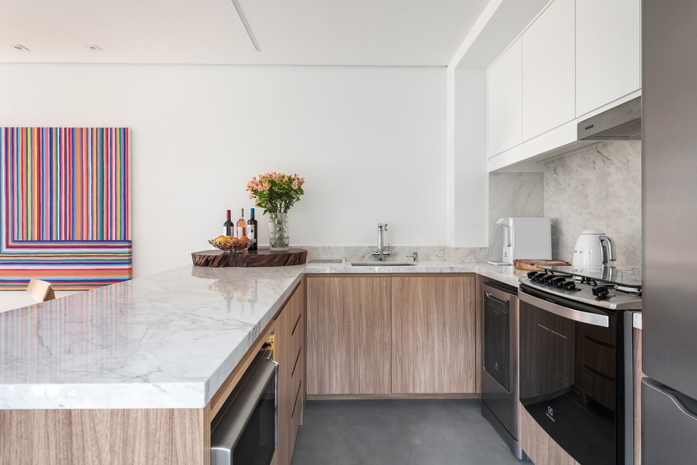Apartamento de 62 m² tem boas soluções de layout e vista privilegiada