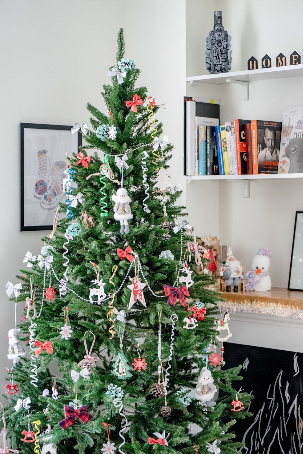 Árvore de natal desenho simples decoração natalina merry christmas