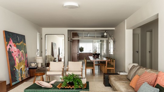 Repaginação de apartamento é inspirado nas casas modernistas de 1950