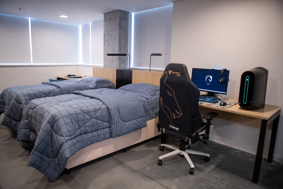 São 19 dormitórios que ficarão à disposição de atletas e funcionários da Team Liquid — Foto: Team Liquid / Divulgação