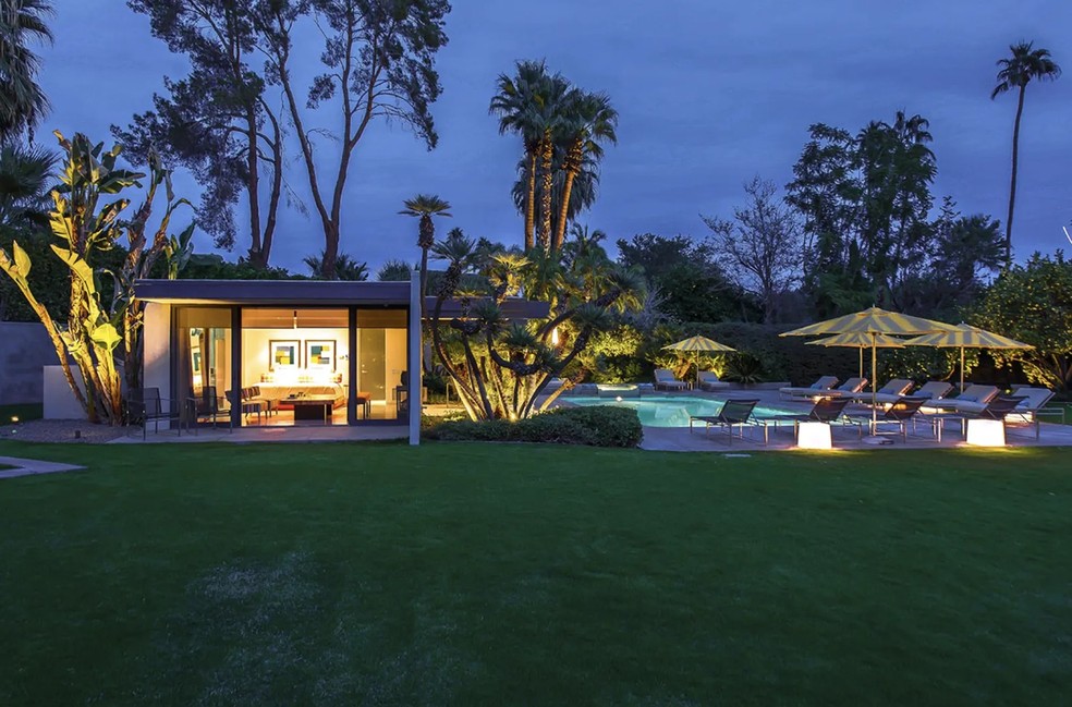 Casa de Leonardo DiCaprio em Palm Springs, Califórnia — Foto: Idealista/Reprodução