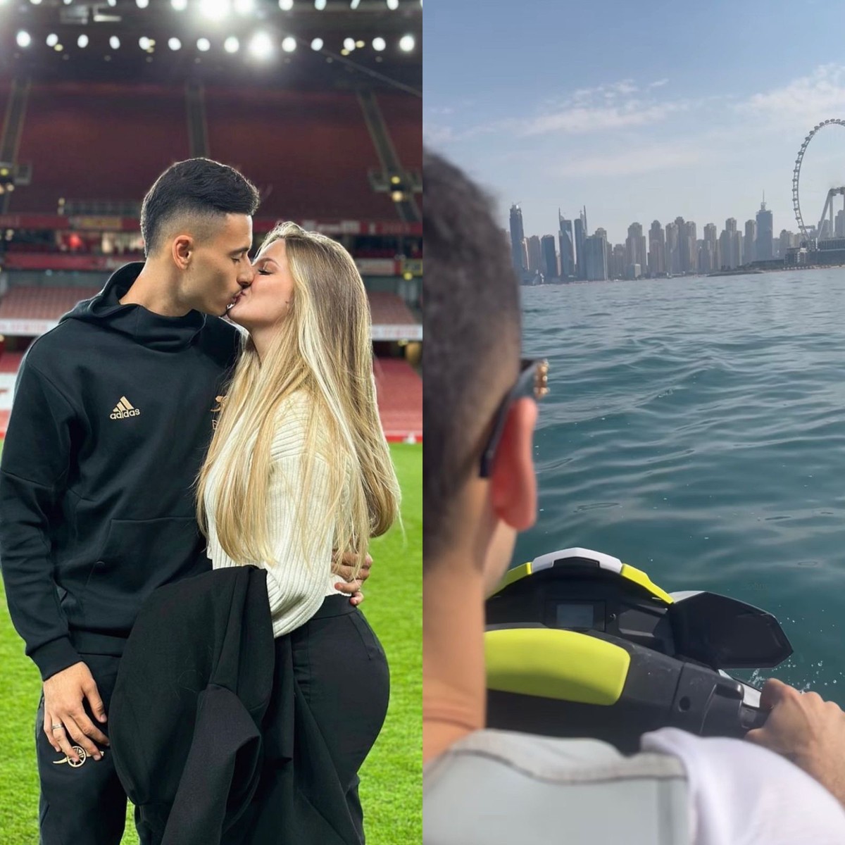 Gabriel Martinelli e Isabella Rousso aproveitam férias em Dubai após ...