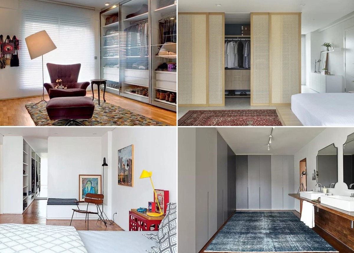 20 projetos de closets repletos de soluções criativas para se inspirar