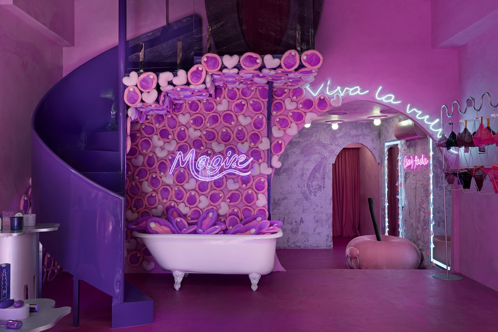 Loja de sexual care de Marcela Mc Gowan tem decoração temática focada no  prazer feminino, Celebridades