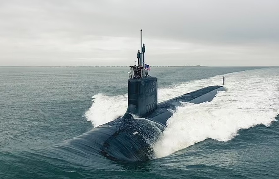 O USS Indiana é um dos submarinos mais mortais do mundo, com 16 mísseis acoplados