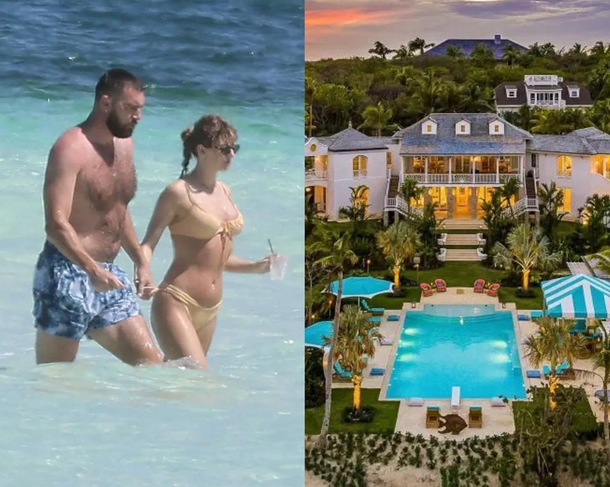 Taylor Swift e Travis Kelce relaxam em mansão luxuosa durante férias nas Bahamas; diárias custam R$ 75 mil | Celebridades | Casa e Jardim