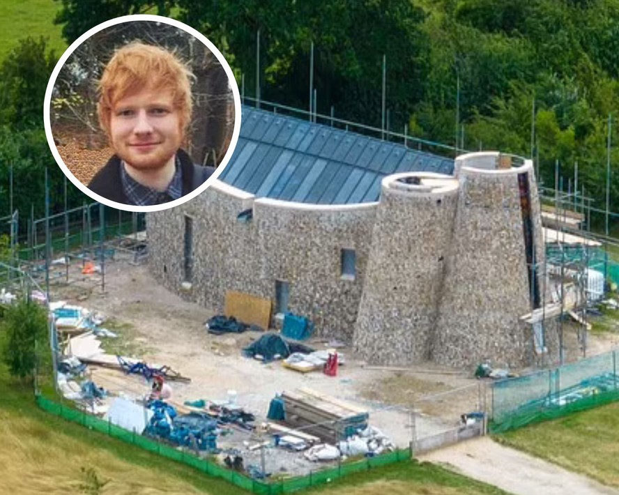 Ed Sheeran finaliza construção de capela