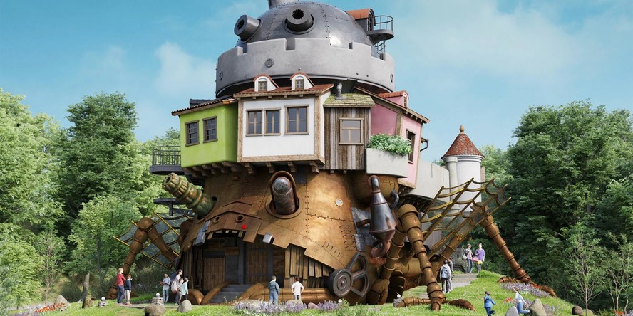 A Vila das Bruxas no Ghibli Park no Japão