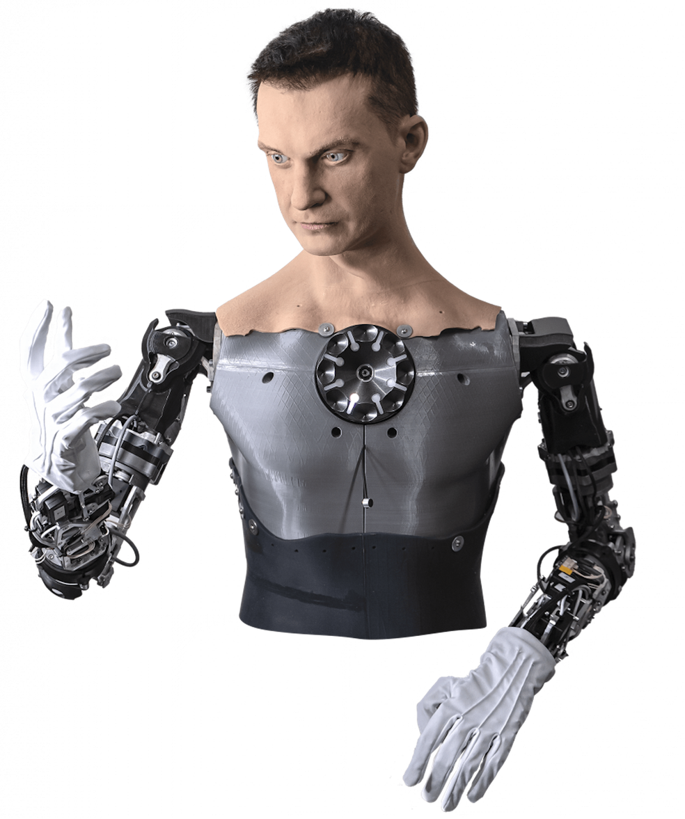 O robô ultrarrealista pode ter a aparência que o dono desejar e vale R$ 40 milhões — Foto: Promobot / Reprodução