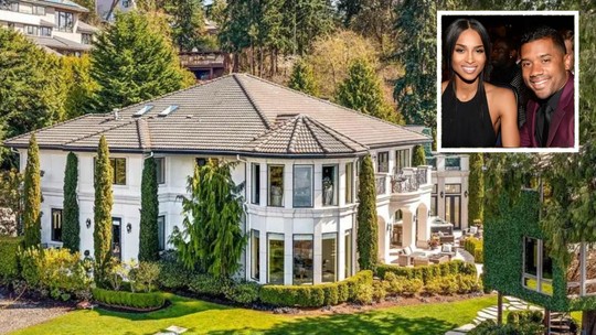 Russel e Ciara Wilson fecham acordo para vender mansão em Washington por R$ 150 milhões