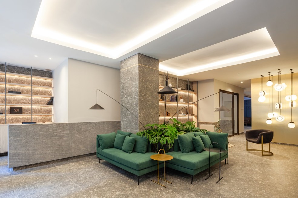 Do projeto de interiores ao de iluminação, o retrofit buscou referenciar a história do Hotel Paysandu — Foto: Pedro Vannucchi / Divulgação