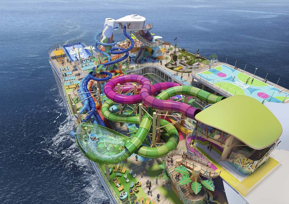 Vídeo mostra 1º teste no mar do colossal 'Icon of the Seas', o maior ...