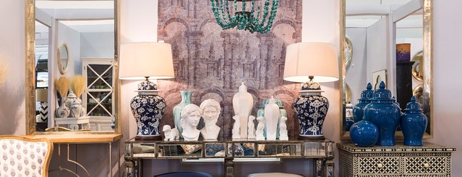 A 6F decorações lança uma coleção, chamada "Protagonista", com mais de 400 peças entre vasos, cerâmicas, cestarias e mobiliários— Foto: Reprodução / ABIMAD.com.br