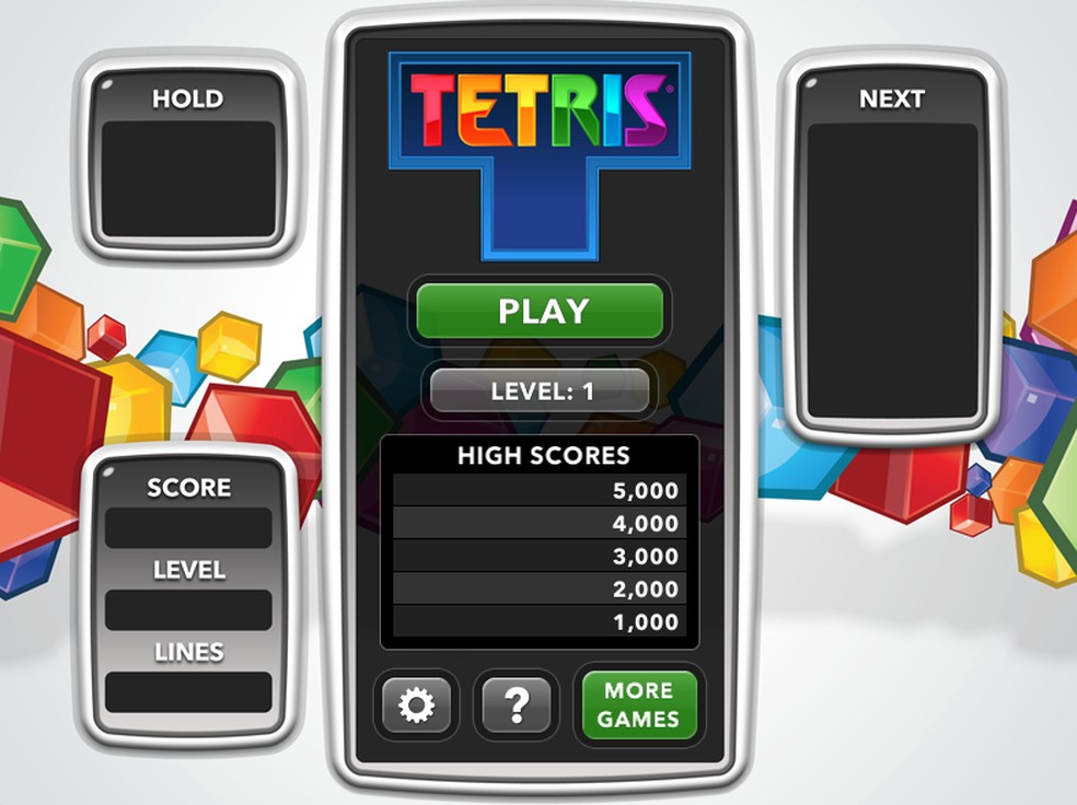 O game está disponível em diversas plataformas de jogos, além de Android e iOS — Foto: Tetris / Reprodução