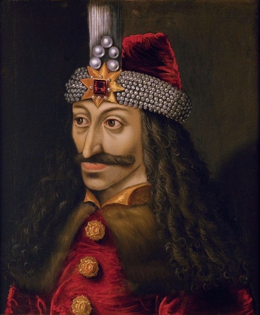 Retrato de Vlad III, conhecido como Vlad, o Empalador ou Vlad Drácula, já que acreditavam que ele empalava seus inimigos — Foto: Wikipedia / Creative Commons
