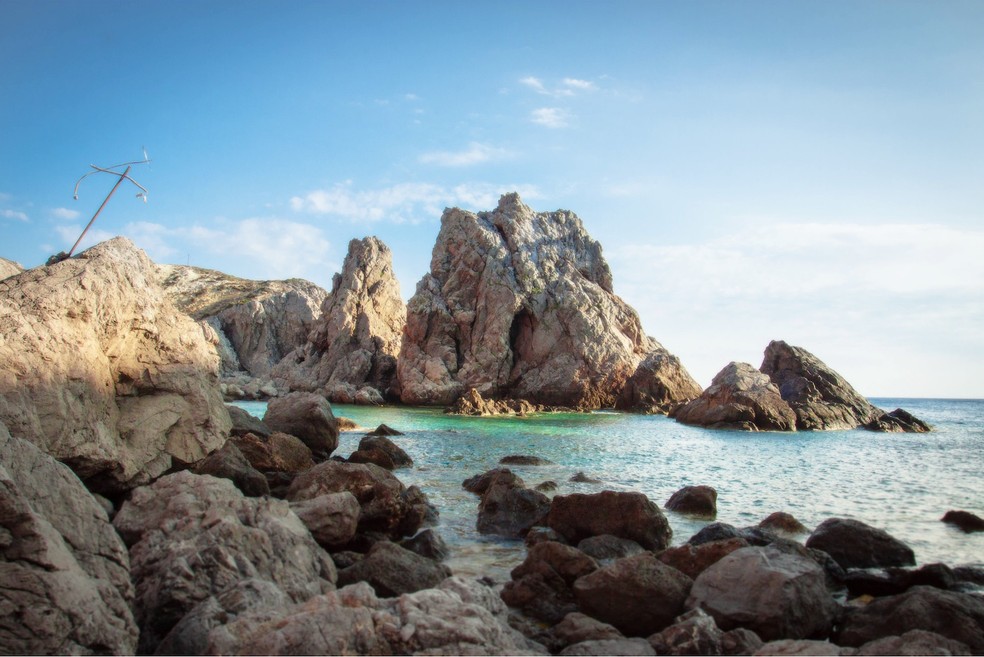 Anticítera é uma pequena ilha no sul da Grécia, situada entre as ilhas de Citera e Creta — Foto: Flickr/Nikos Patsiouris/Creative Commons