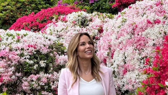 Ana Furtado visita jardim de azaleias no Japão e se encanta: "Parece um sonho"