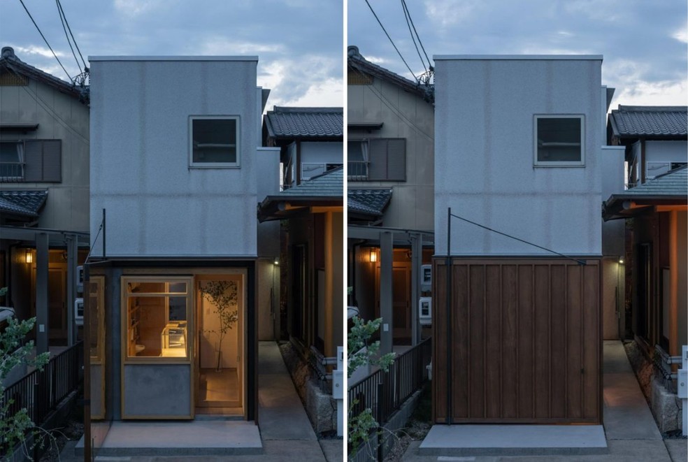 A Ye Bakers, no Japão, quando fechada, fica parecendo uma casa comum da rua — Foto: Tololo Studio / Reprodução