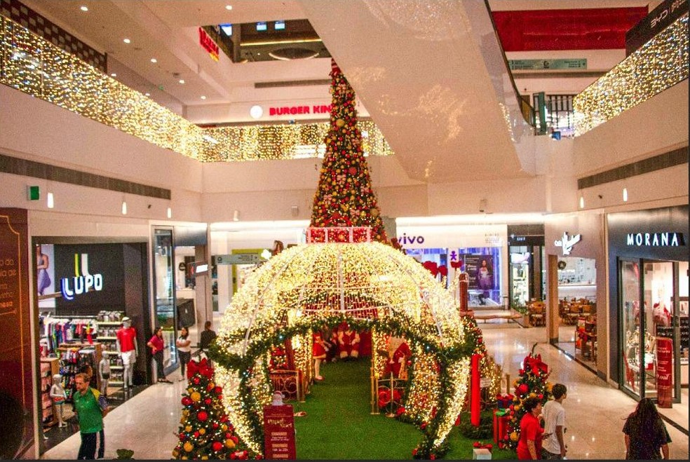 O Natal no Morumbi Town recebe atividades para todas as idades — Foto: Morumbi Town / Divulgação