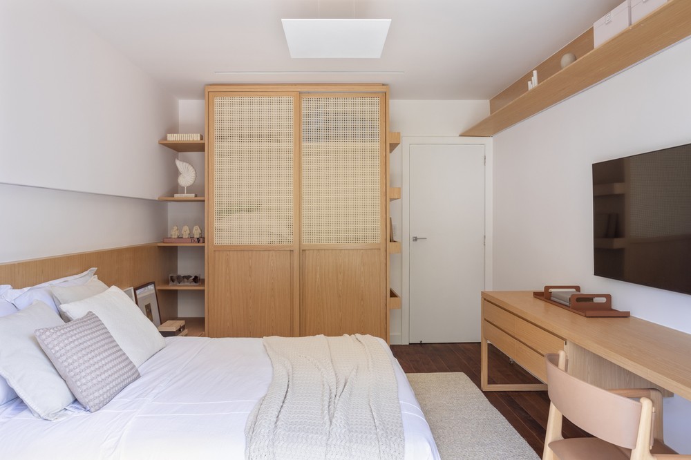 Decoração de quarto com escritório: 36 ideias para unir descanso e home ...