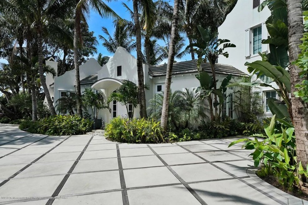 A propriedade de Sylvester Stallone em Palm Beach, na Flórida tem 1200 m² — Foto: Realtor.com/Reprodução