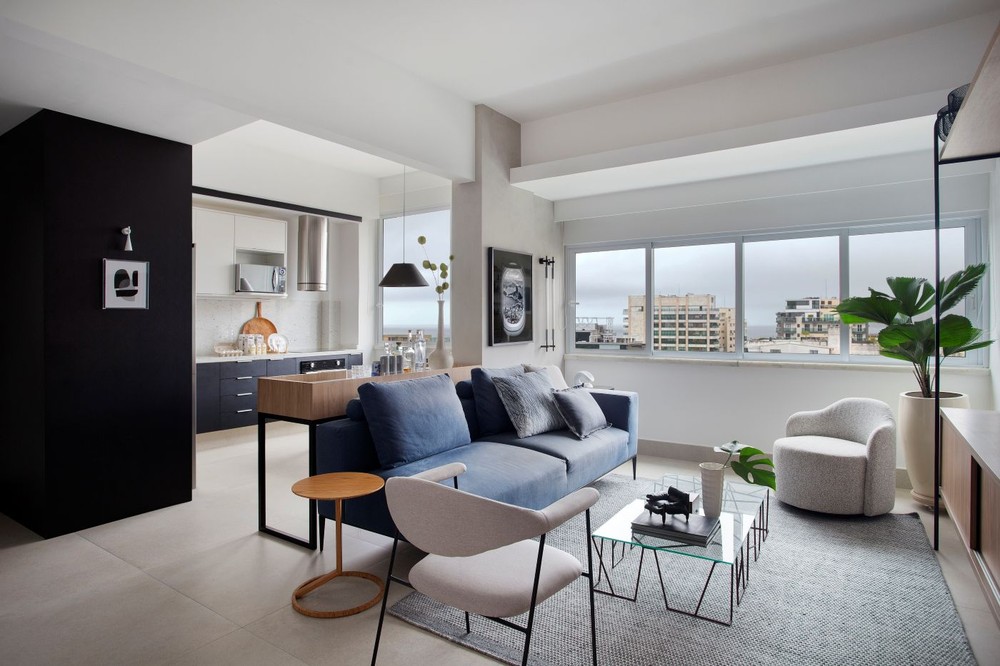 Decoração para apartamento pequeno com dois quartos: 75 ideias simples ...